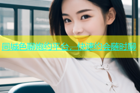同城色聊炮约平台，快速约会随时聊