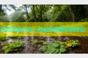 附近约会平台：轻松找到身边的伴侣